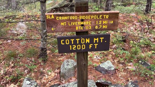 Cotton Mountain, Holderness NH
