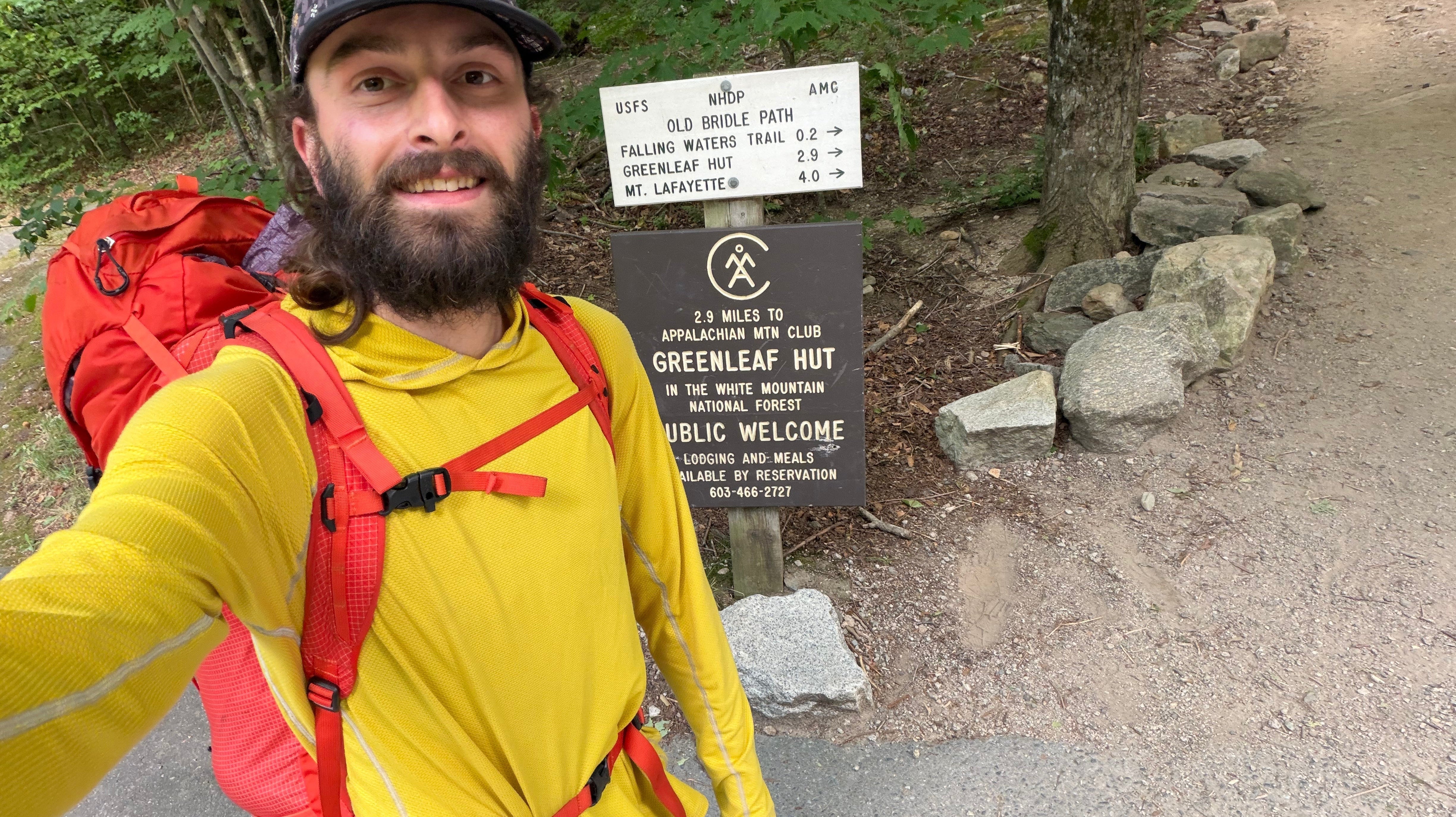 Nick at the Trailhead