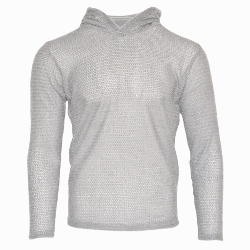 Front angle of 'Gray Ice' Alpha Direct 90 Hoodie