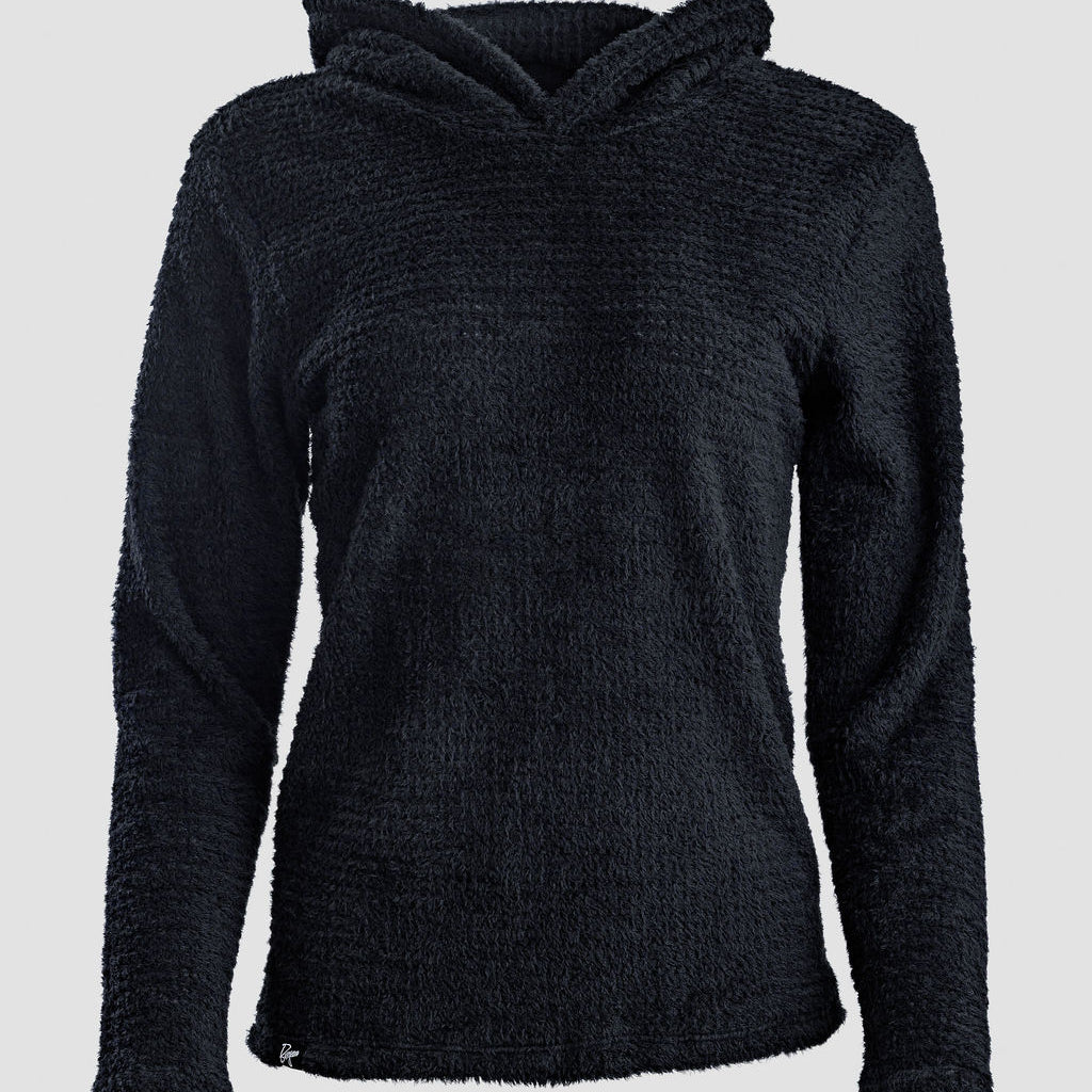 A blackAlpha 120 Hoodie, displayed on a neutral light gray background.