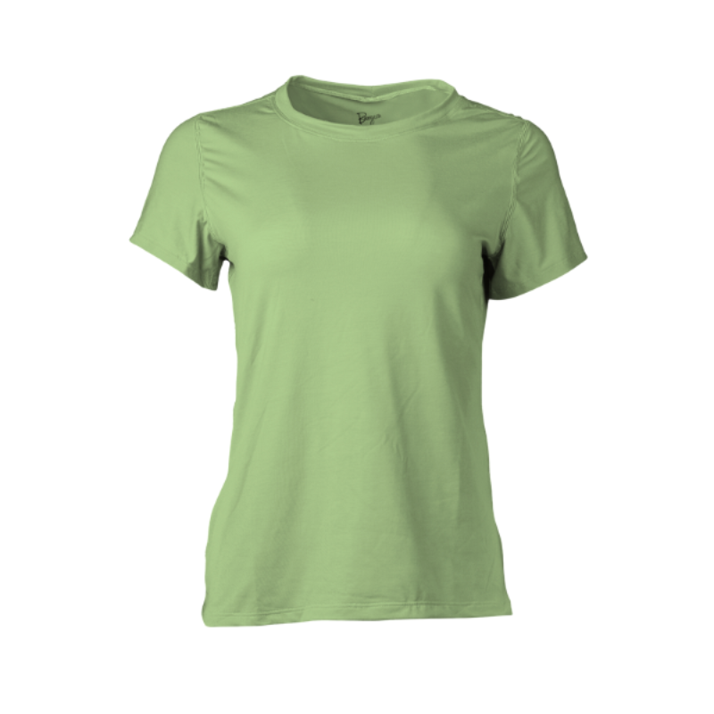 Women's Flume Tech T-Shirt in 'Mantis Green.'