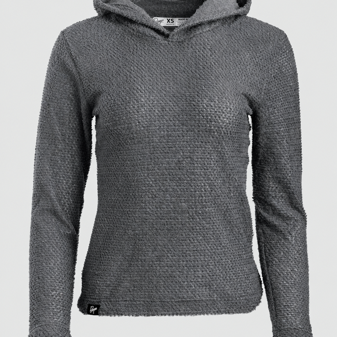 Women's Alpha Direct 90 Hoodie in Granite Gray