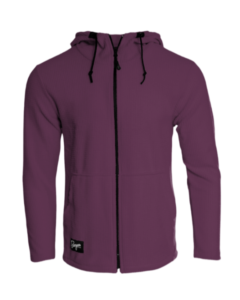 Highlander Hoodie Full ZIp Men's Italian Plum