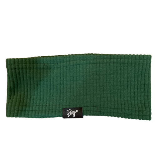 Green Microfleece Headband.