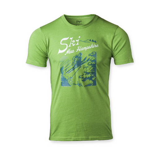Unisex Ski NH Backcountry T-Shirt in Sprout.