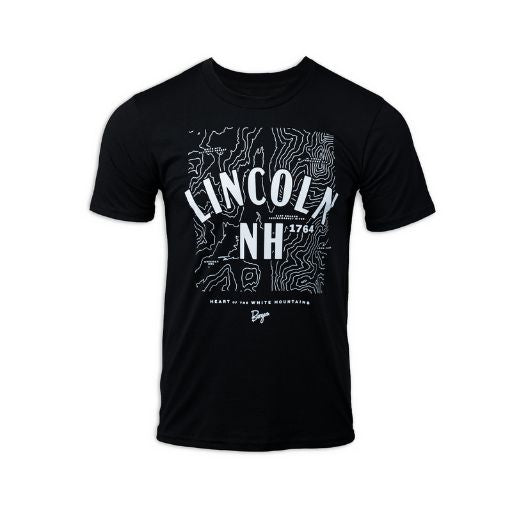 Unisex Lincoln T-Shirt in Black.