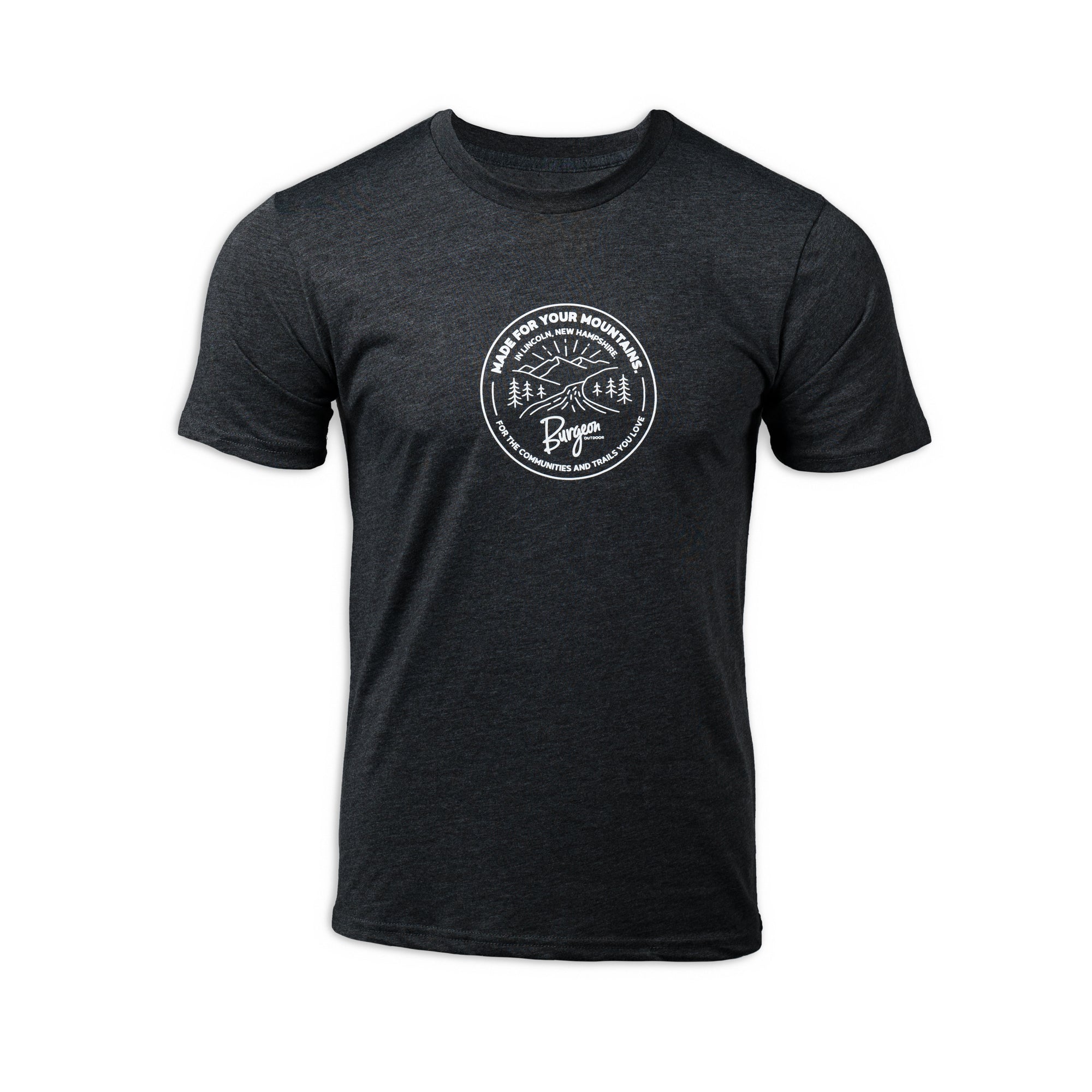 Unisex Made by the Mountains Gray T-Shirt.