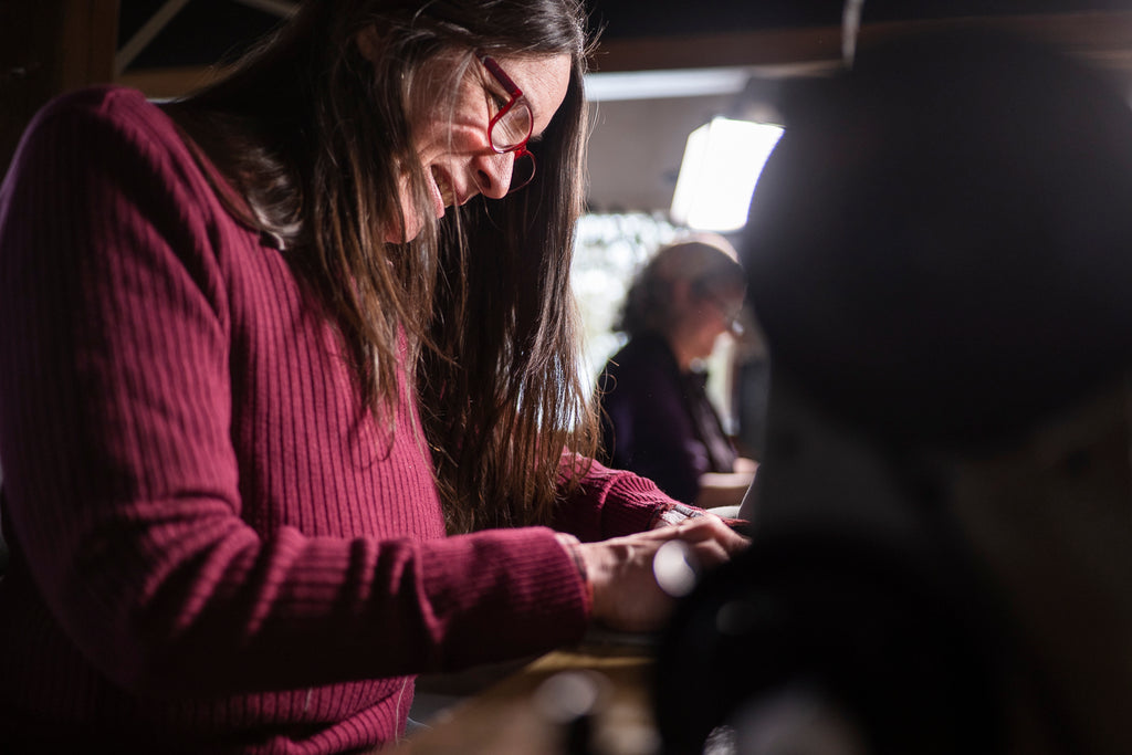 Meet Marlies Holmes, Burgeon's Lead Stitcher