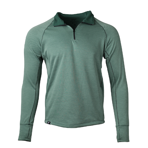 Men's Bond Quarter-Zip in Green.