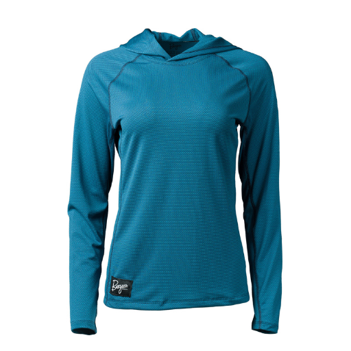 Women's Sunseeker Hoodie in Ming Teal.