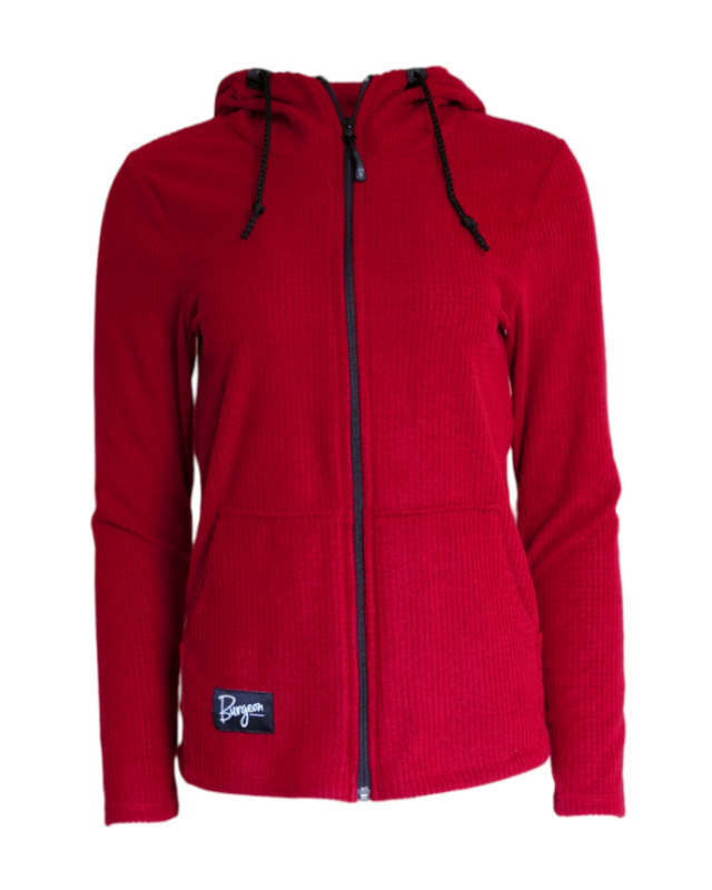 Highlander Hoodie Full Zip Women's - Red