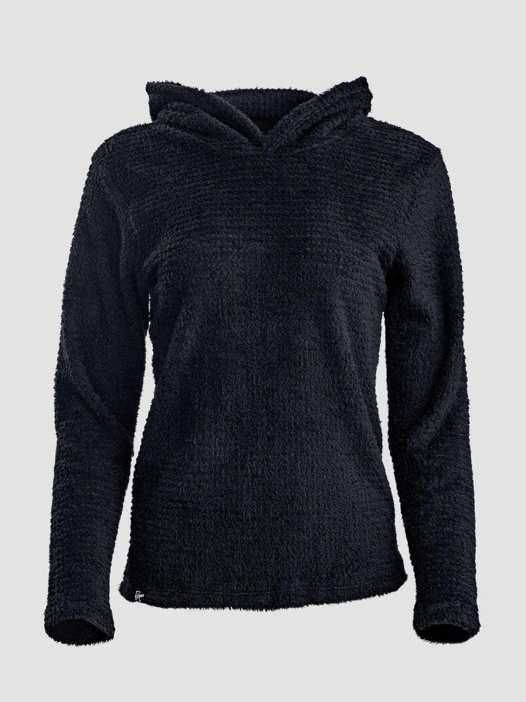 A blackAlpha 120 Hoodie, displayed on a neutral light gray background.