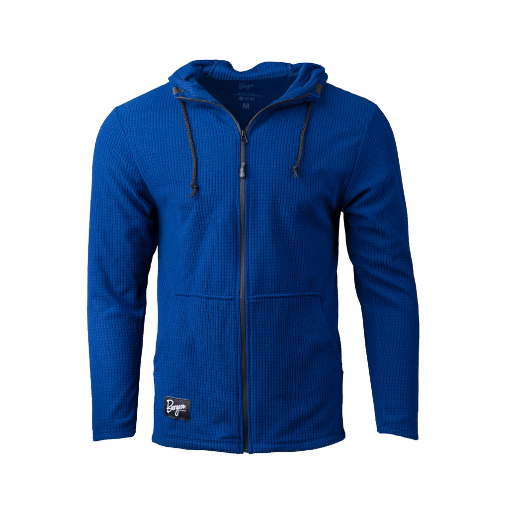 Men's Navy Highlander Hoodie Full Zip