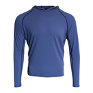 'Twilight Blue' Flume Hoodie in Men's sizing.