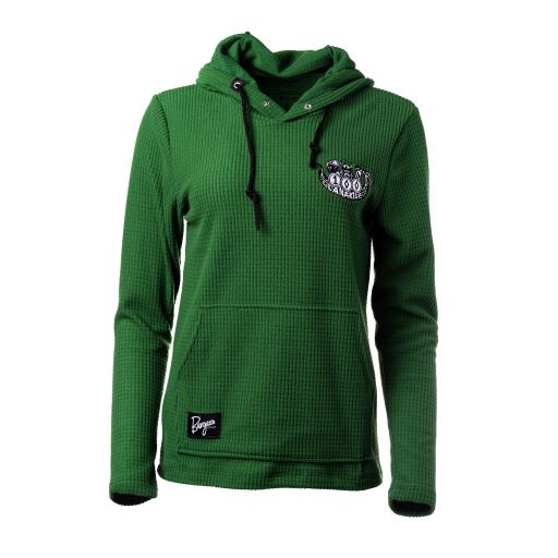 Women's Lanakila Hoodie in Green.