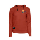Seek the Peak Hoodie in Red Fox with logo - Women's