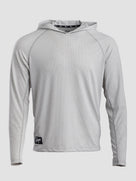 A light gray long-sleeve Sunseeker Hoodie shown on a neutral light gray background.