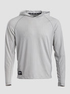 A light gray long-sleeve Sunseeker Hoodie shown on a neutral light gray background.