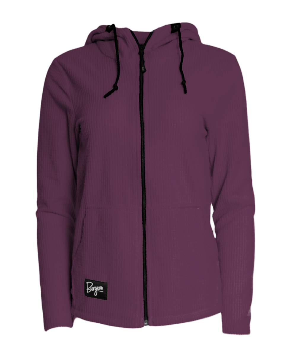 Highlander Hoodie Full Zip Women's Italian Plum