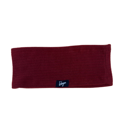 High Loft Headband in Cranberry Red.