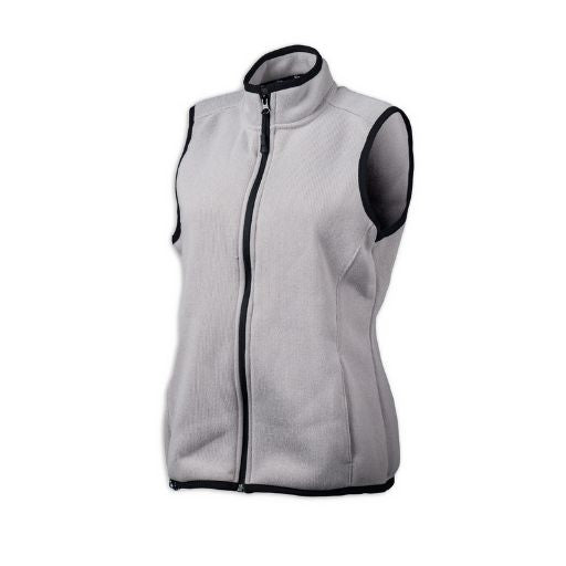 Gray Women's Campfire Fleece Vest.