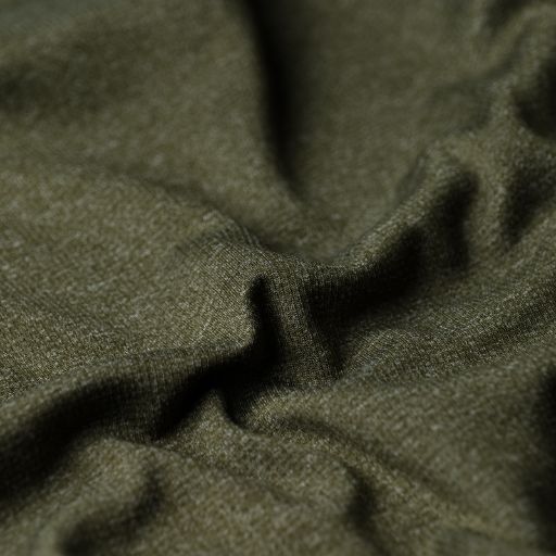 Closeup of Twinway Technical T-Shirt in Olive.