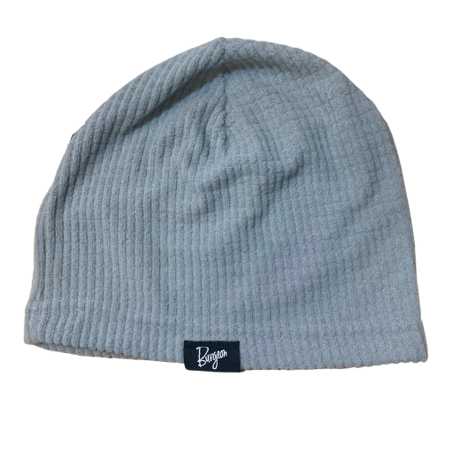 Gray Microfleece Winter Hat.