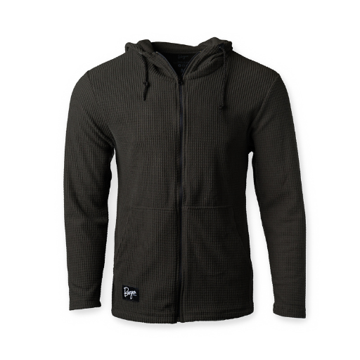 Men's Black Highlander Hoodie Full Zip