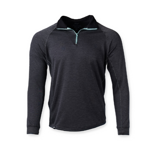 Men's Bond 1/4 Zip in Black.