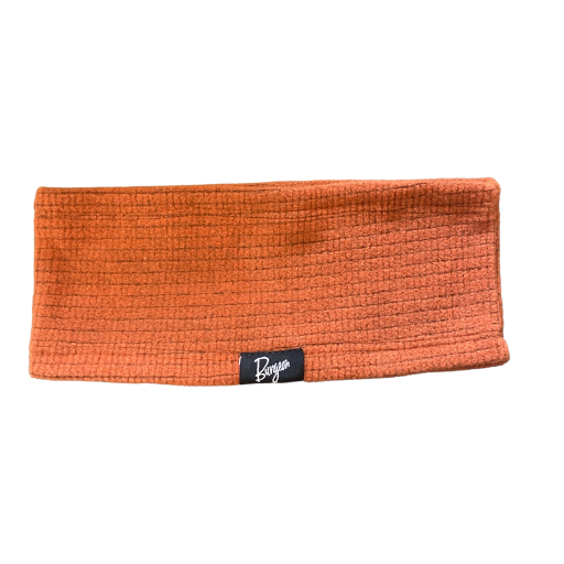 High Loft Headband in Orange Rust.
