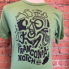Unisex Franconia Notch T-Shirt in Green.