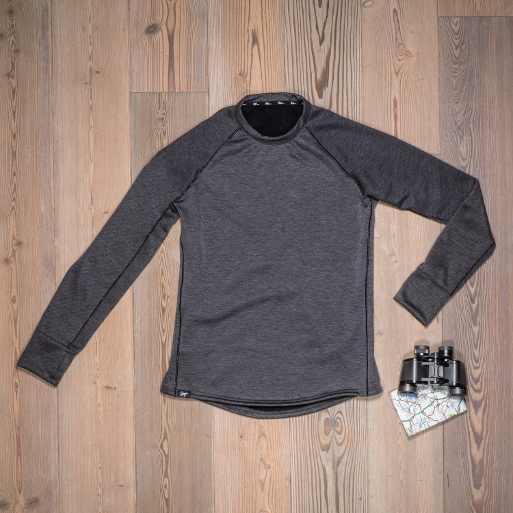 Men's Bond Crewneck in Black.