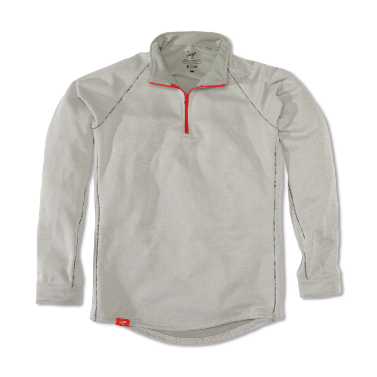 Men's Bond Quarter-Zip in Light Gray