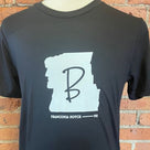 Unisex Profiles T-Shirt in Black.