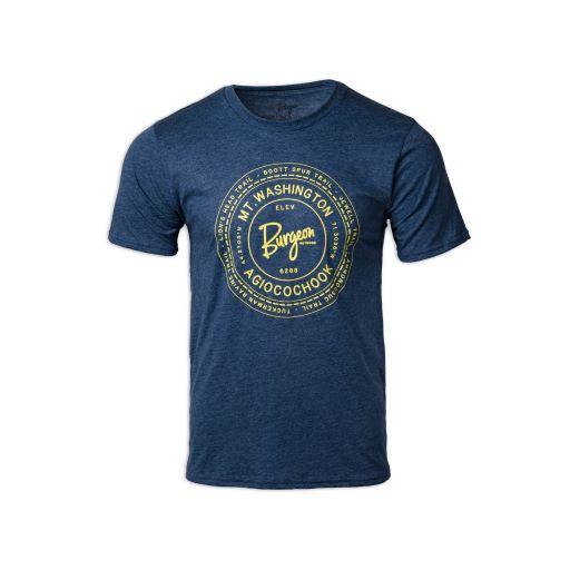 Unisex Washington Geodetic T-Shirt in Blue.